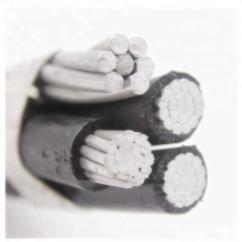 quadruplex service drop aac neutral aluminum conductor abc cable